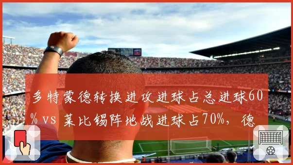 多特蒙德转换进攻进球占总进球60% vs 莱比锡阵地战进球占70%，德甲青年军战术风格分化